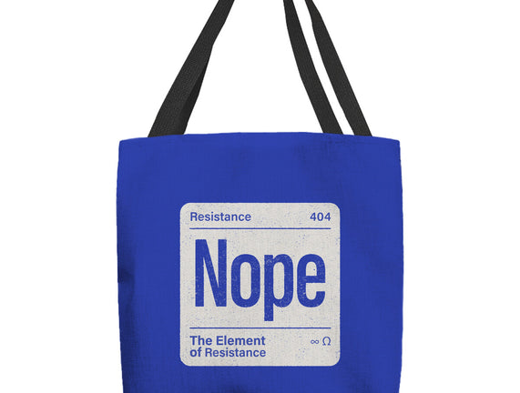 The Element Of Resistance