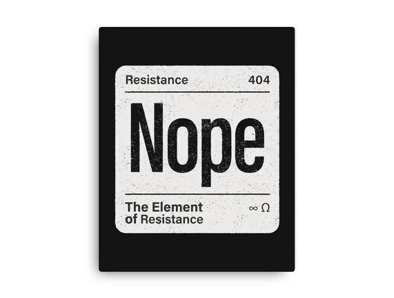 The Element Of Resistance