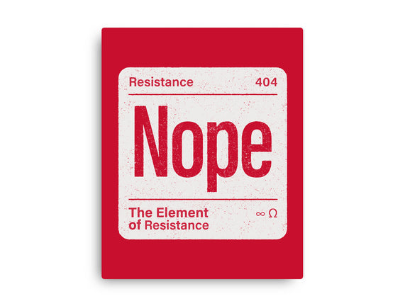 The Element Of Resistance