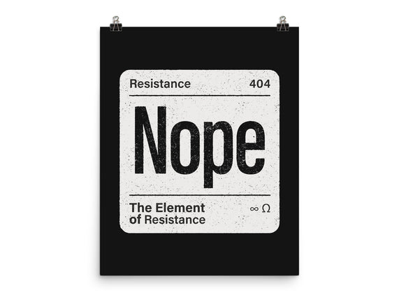 The Element Of Resistance
