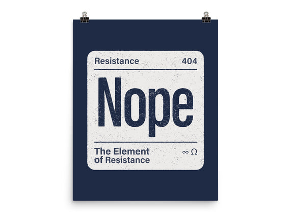 The Element Of Resistance
