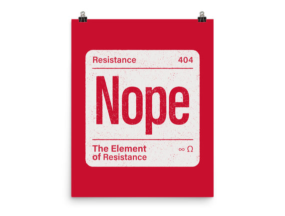 The Element Of Resistance