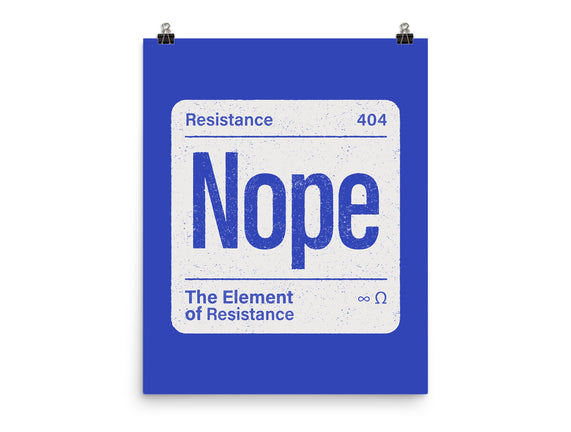 The Element Of Resistance