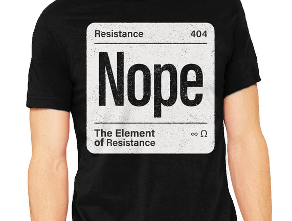 The Element Of Resistance