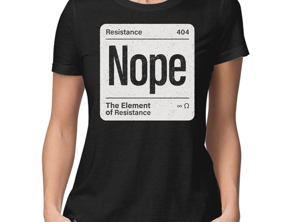 The Element Of Resistance