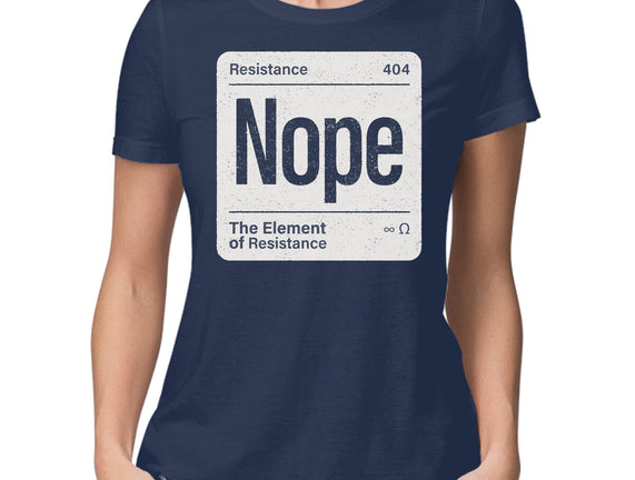 The Element Of Resistance