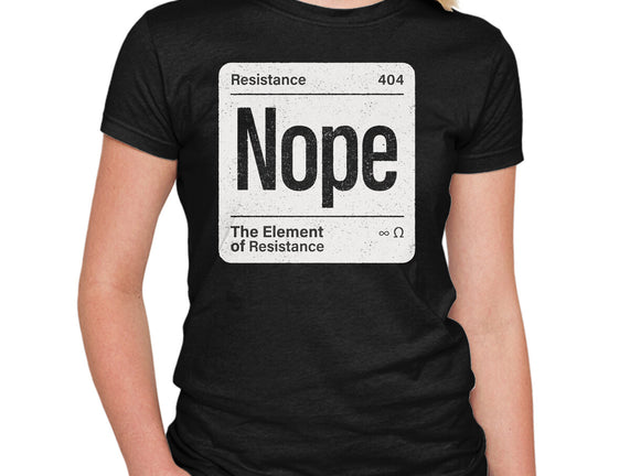 The Element Of Resistance