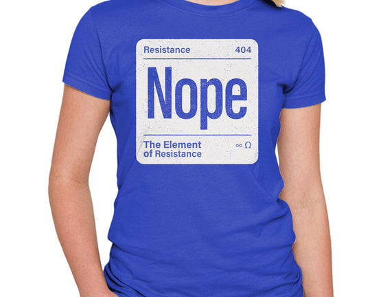 The Element Of Resistance