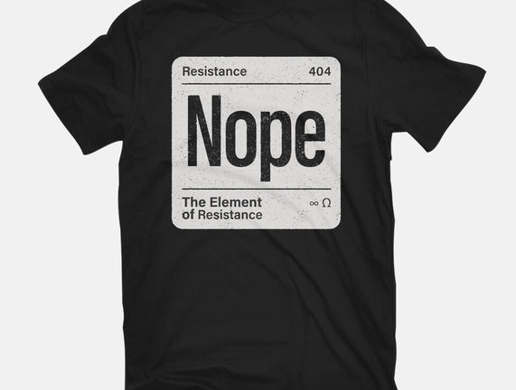 The Element Of Resistance