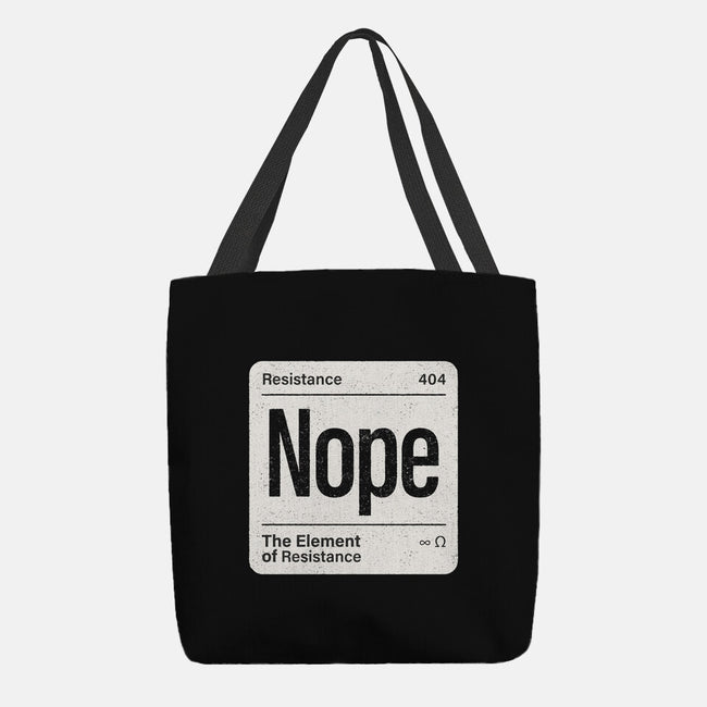 The Element Of Resistance-None-Basic Tote-Bag-Popnotic