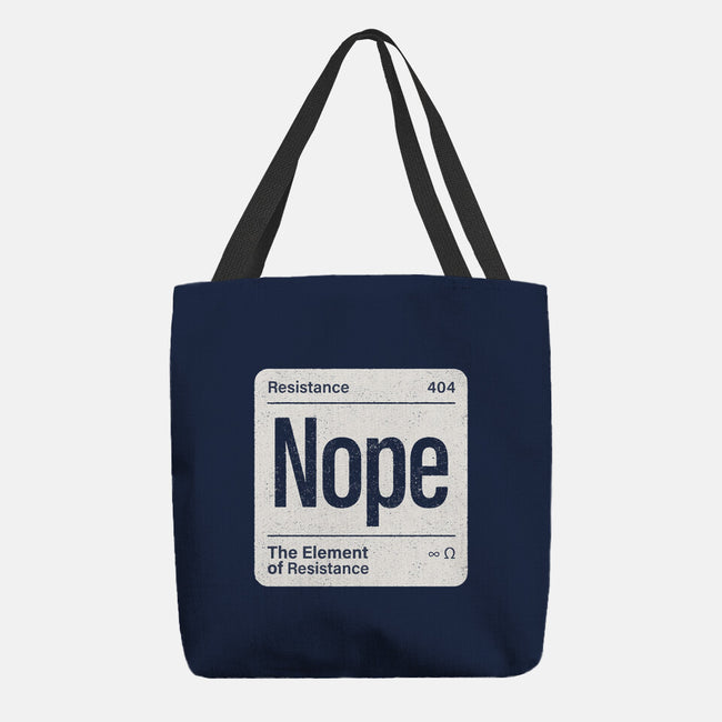 The Element Of Resistance-None-Basic Tote-Bag-Popnotic