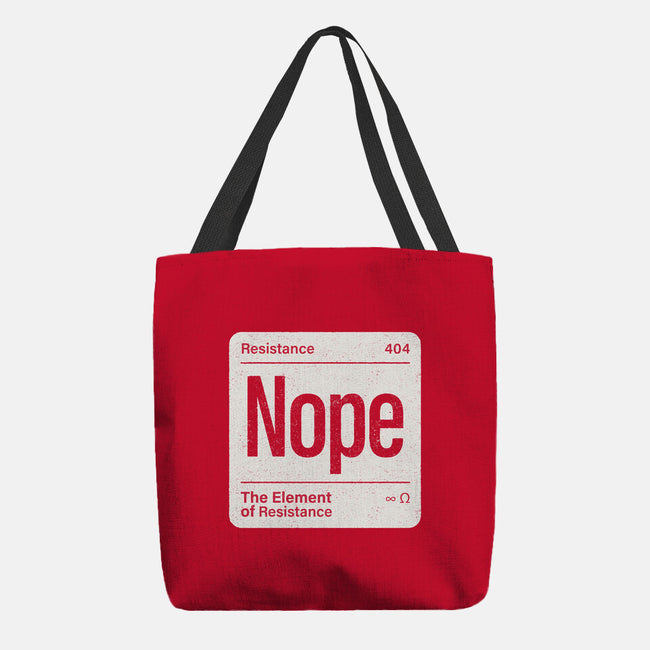 The Element Of Resistance-None-Basic Tote-Bag-Popnotic