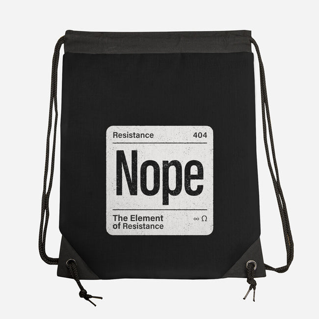 The Element Of Resistance-None-Drawstring-Bag-Popnotic