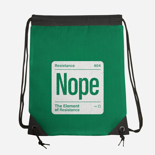 The Element Of Resistance-None-Drawstring-Bag-Popnotic