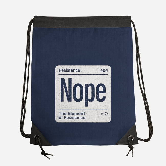 The Element Of Resistance-None-Drawstring-Bag-Popnotic