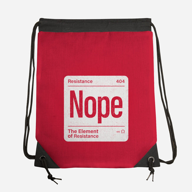 The Element Of Resistance-None-Drawstring-Bag-Popnotic