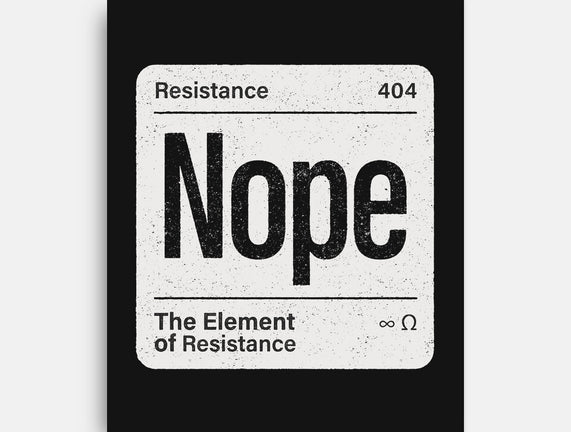 The Element Of Resistance