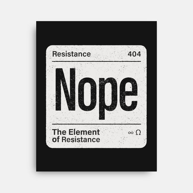 The Element Of Resistance-None-Stretched-Canvas-Popnotic