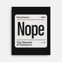 The Element Of Resistance-None-Stretched-Canvas-Popnotic