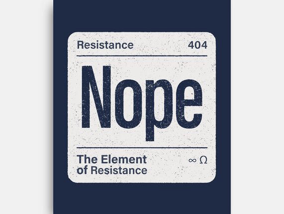 The Element Of Resistance