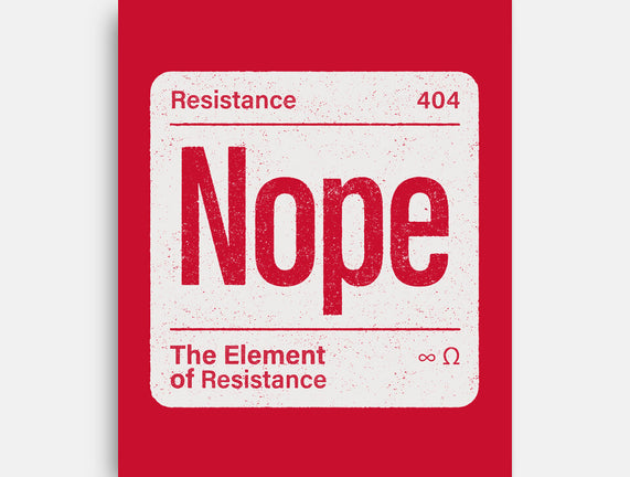 The Element Of Resistance