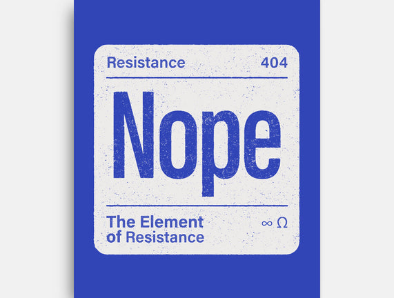 The Element Of Resistance