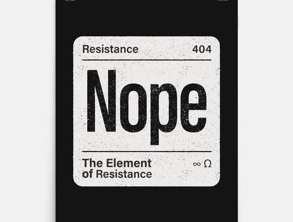 The Element Of Resistance