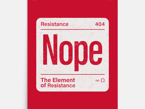 The Element Of Resistance