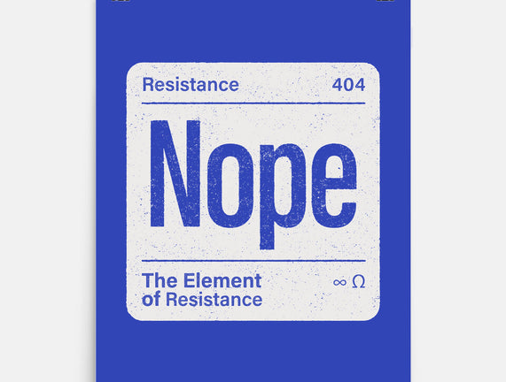 The Element Of Resistance