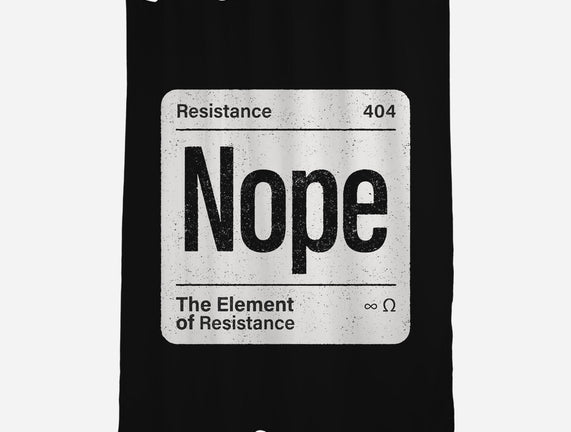 The Element Of Resistance