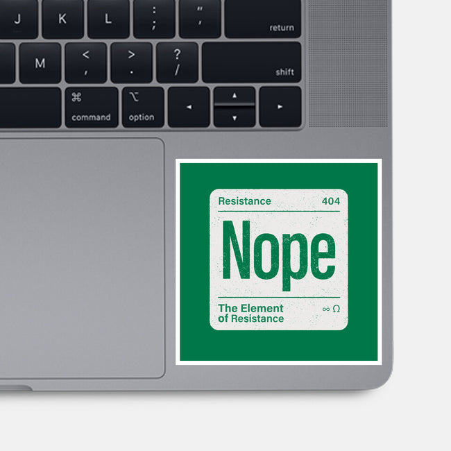The Element Of Resistance-None-Glossy-Sticker-Popnotic