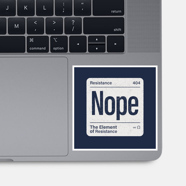 The Element Of Resistance-None-Glossy-Sticker-Popnotic