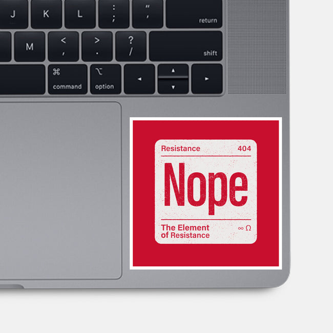The Element Of Resistance-None-Glossy-Sticker-Popnotic