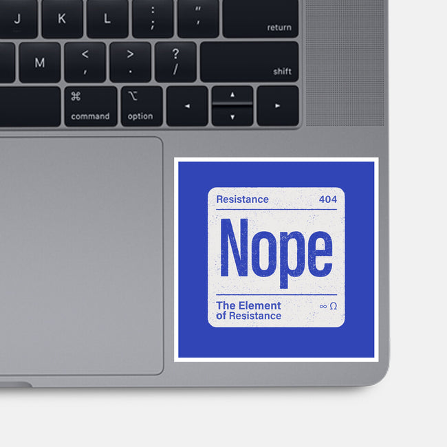 The Element Of Resistance-None-Glossy-Sticker-Popnotic