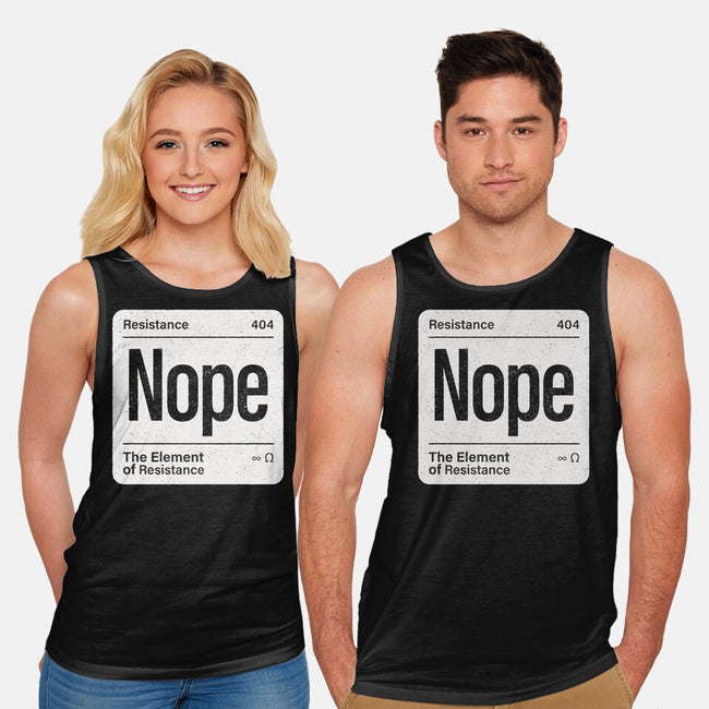 The Element Of Resistance-Unisex-Basic-Tank-Popnotic