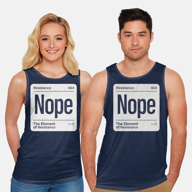 The Element Of Resistance-Unisex-Basic-Tank-Popnotic