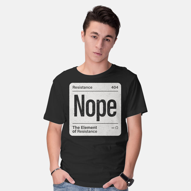 The Element Of Resistance-Mens-Basic-Tee-Popnotic