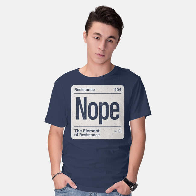 The Element Of Resistance-Mens-Basic-Tee-Popnotic