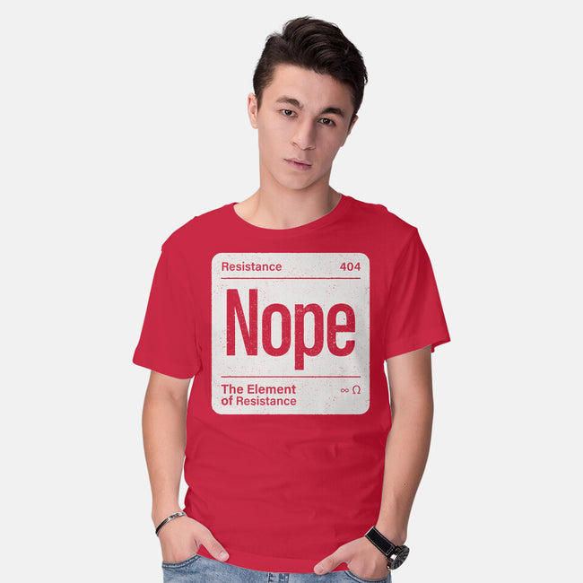 The Element Of Resistance-Mens-Basic-Tee-Popnotic