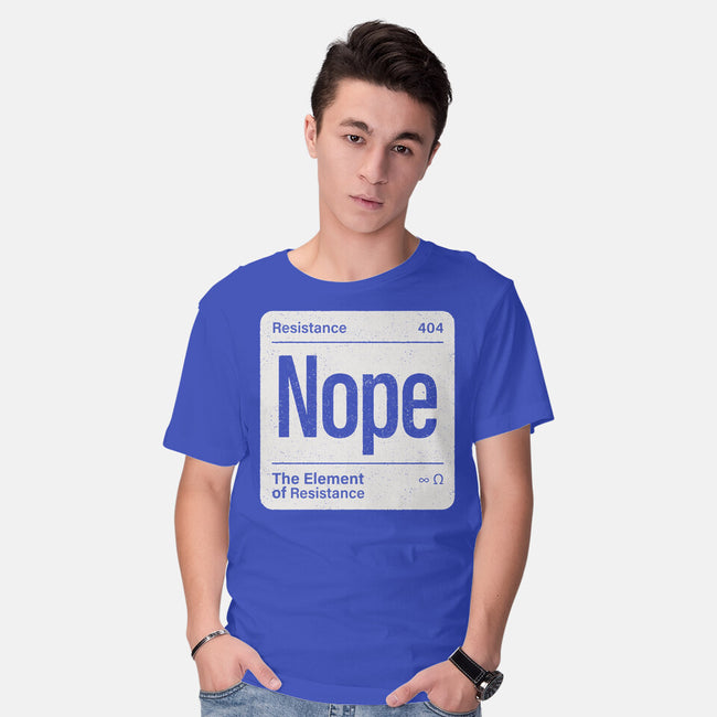 The Element Of Resistance-Mens-Basic-Tee-Popnotic