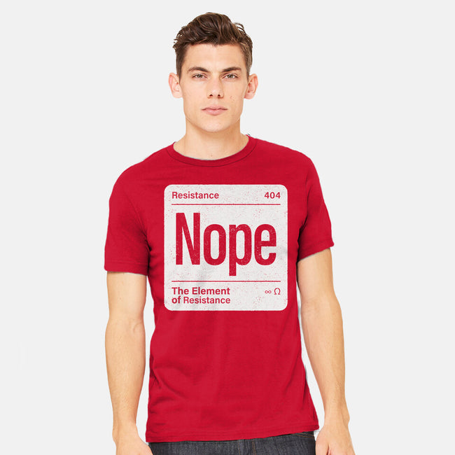 The Element Of Resistance-Mens-Heavyweight-Tee-Popnotic