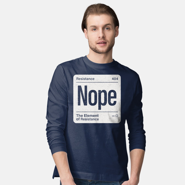 The Element Of Resistance-Mens-Long Sleeved-Tee-Popnotic