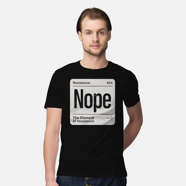 The Element Of Resistance-Mens-Premium-Tee-Popnotic