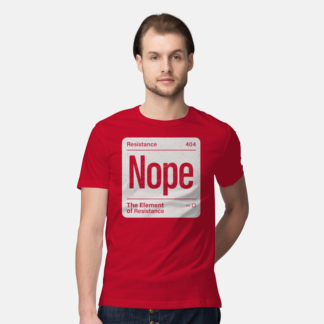 The Element Of Resistance-Mens-Premium-Tee-Popnotic