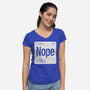 The Element Of Resistance-Womens-V-Neck-Tee-Popnotic
