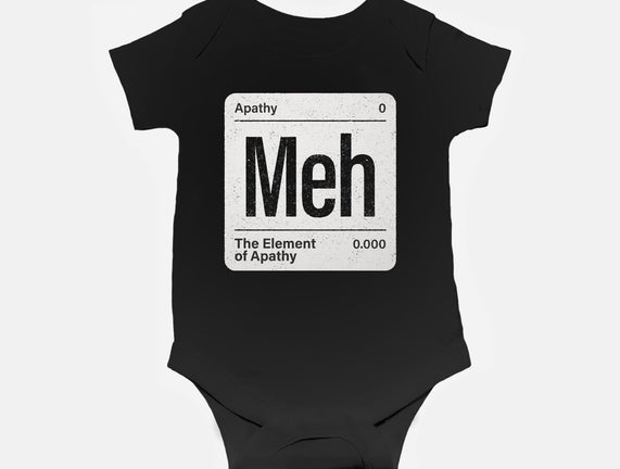 The Element Of Apathy