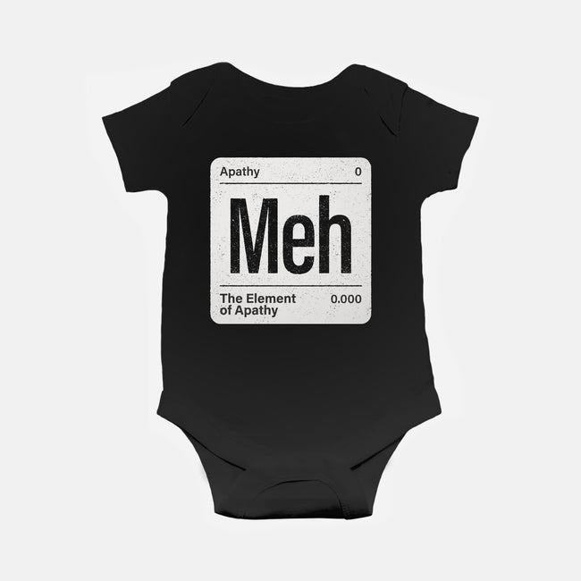 The Element Of Apathy-Baby-Basic-Onesie-Popnotic