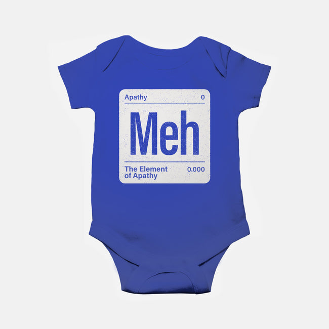 The Element Of Apathy-Baby-Basic-Onesie-Popnotic