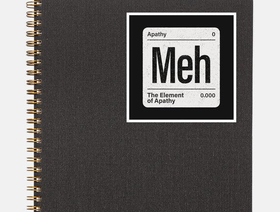 The Element Of Apathy