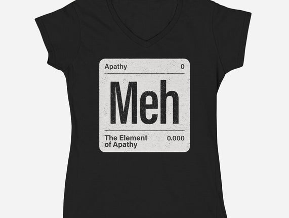 The Element Of Apathy